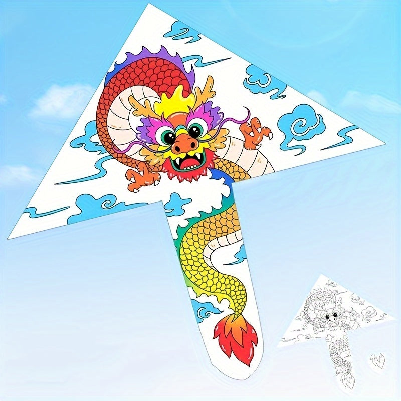 DIY Graffiti Kite with Paint and Brush