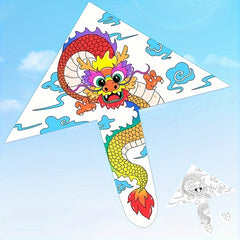 DIY Graffiti Kite with Paint and Brush