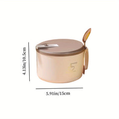 Stainless Steel Instant Noodle Bowl with Lid Tableware