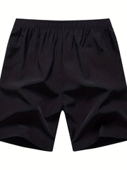 Boys Gym Workout Shorts Quick Dry Elastic Waist Lightweight Athletic