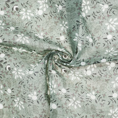 7pcs 24 89 24 Gray Fabric Square Printing Process Quilted Fabric