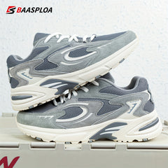 Baasploa Men's Vintage Chunky Shoes Non Slip Sneakers For Outdoor Activities