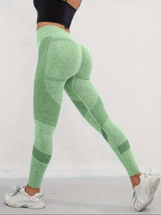 High Waist Seamless Yoga Leggings Butt Lifting High Stretch Yoga Pants