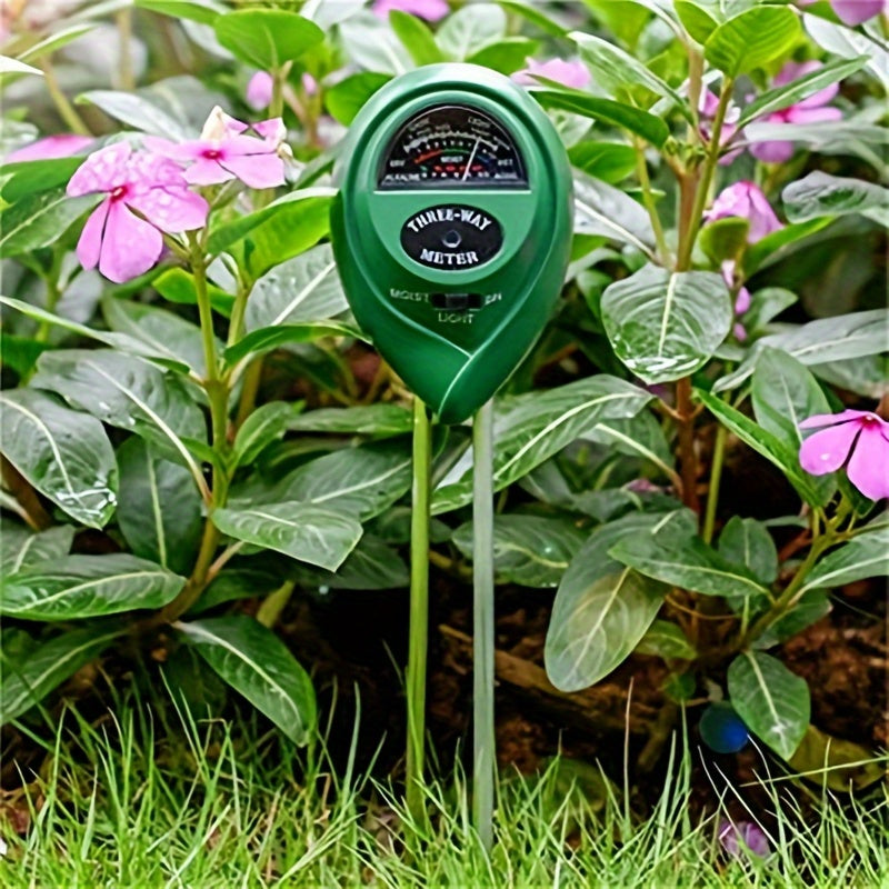 3-in-1 Soil PH Meter Moisture Light Tester Tool for Plant Care