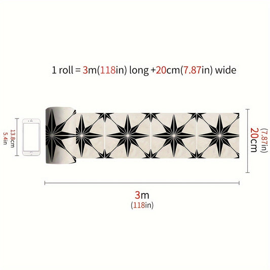 Modern Style PVC Floor Sticker Waterproof Self adhesive Home Decor
