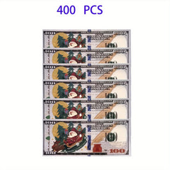 Christmas Paper Money Fan 100-600pcs Festive Santa Snowflakes Gift Boxes