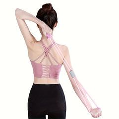 Yoga 8-Char Stretch Puller Elastic Resistance Rope For Chest Expansion