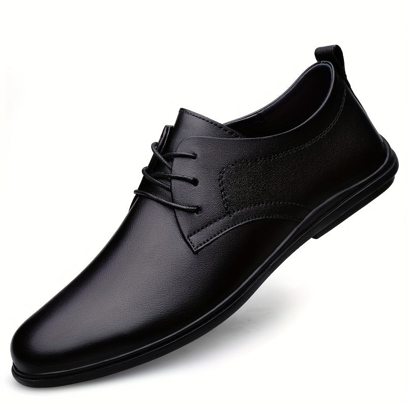 Men's Leather Derby Shoes Non Slip Business Dress Shoes