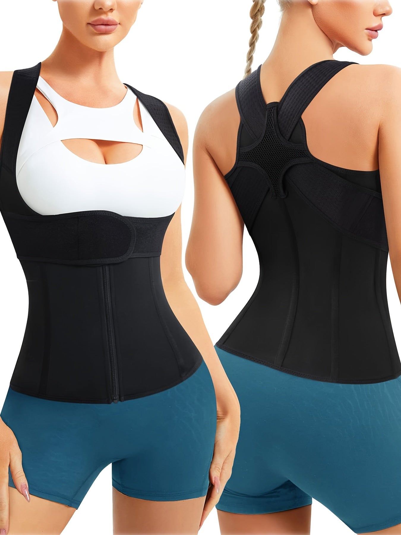 Tummy Control Shaper Tank Top Waist Trainer Activewear