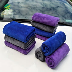 5pcs 30x70cm Soft Microfiber Car Wash Towel - No Scratch
