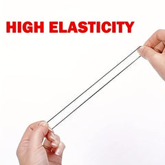 2500pcs Colorful Elastic Hair Rope Disposable Leather Band
