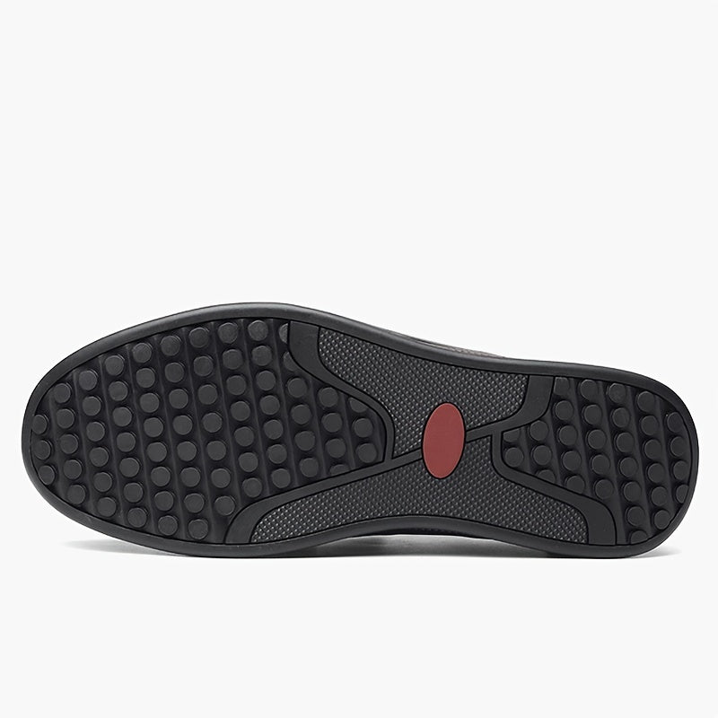 Men's Comfy Moc Toe Loafers Non slip Slip On Shoes