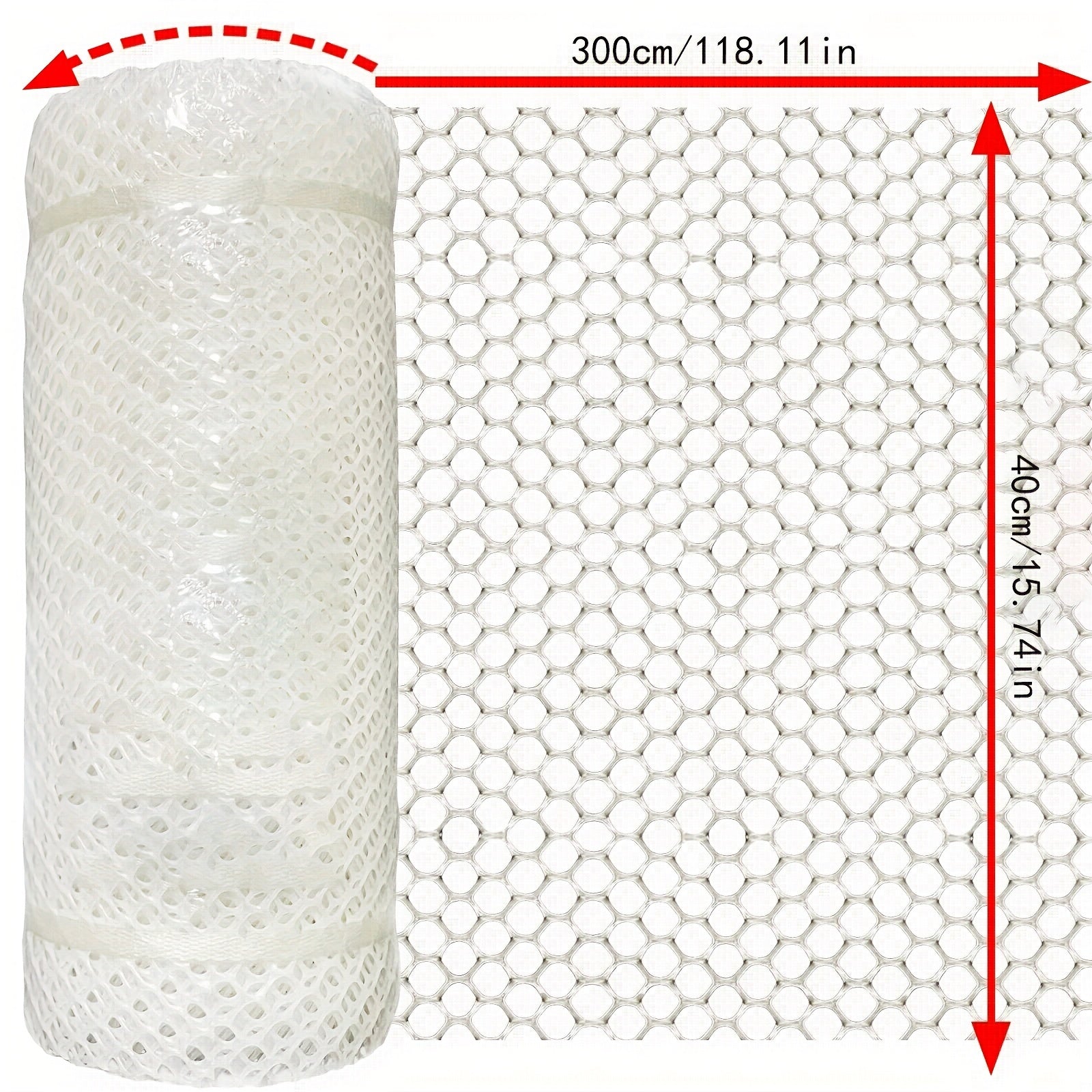 1pc Upgraded Plastic Chicken Wire Fence Mesh 3 4 Hexagonal Fencing