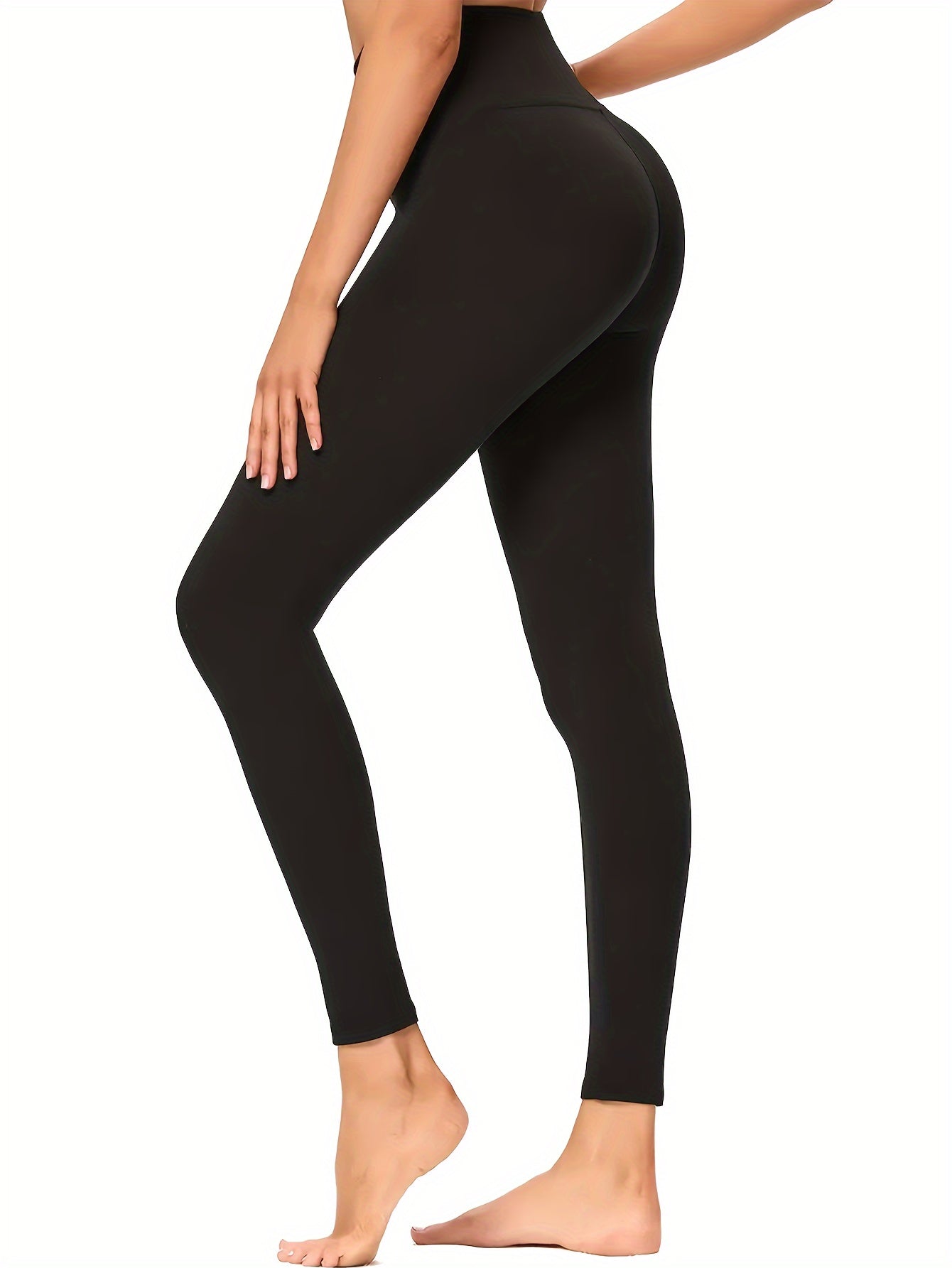 Sports Leggings Women's Plus Tummy Control Yoga Leggings