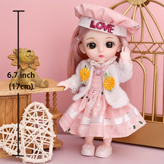 Mini Doll Toys For Girls 3'' Surprise Doll Fashionable Outfit