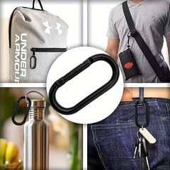 10pcs Aluminum U-shaped Buckle for DIY Bag Purse Making