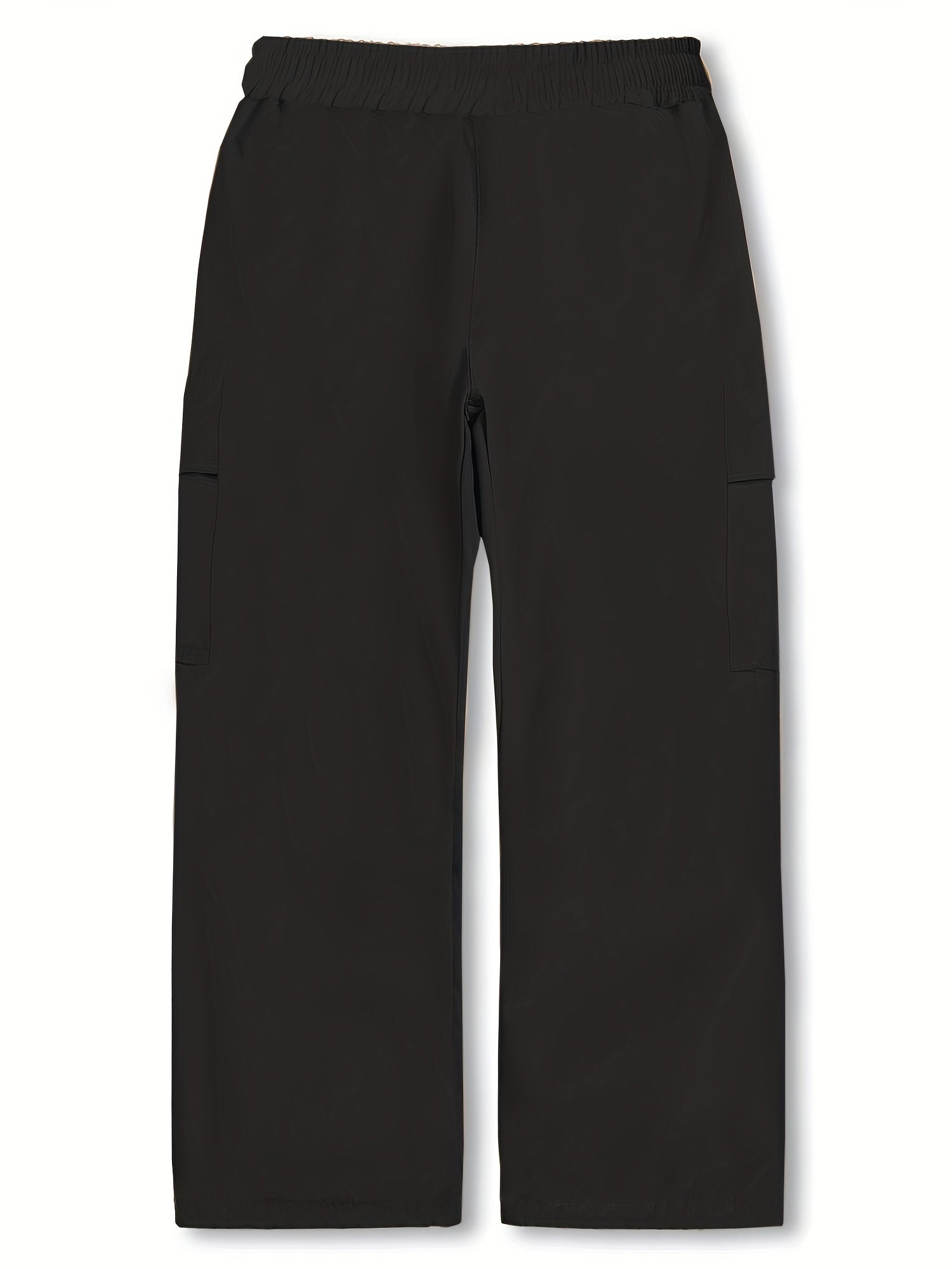 Kids Wide Leg Cargo Pants w/ Drawstring & Pockets