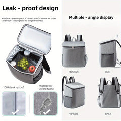 Insulated Backpack Lunch Bag Leak Proof & Ice Retaining Tech Large Capacity