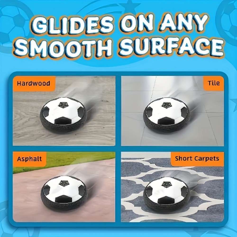 LED Light Emitting Suspension Football Foam Bumper Air Football