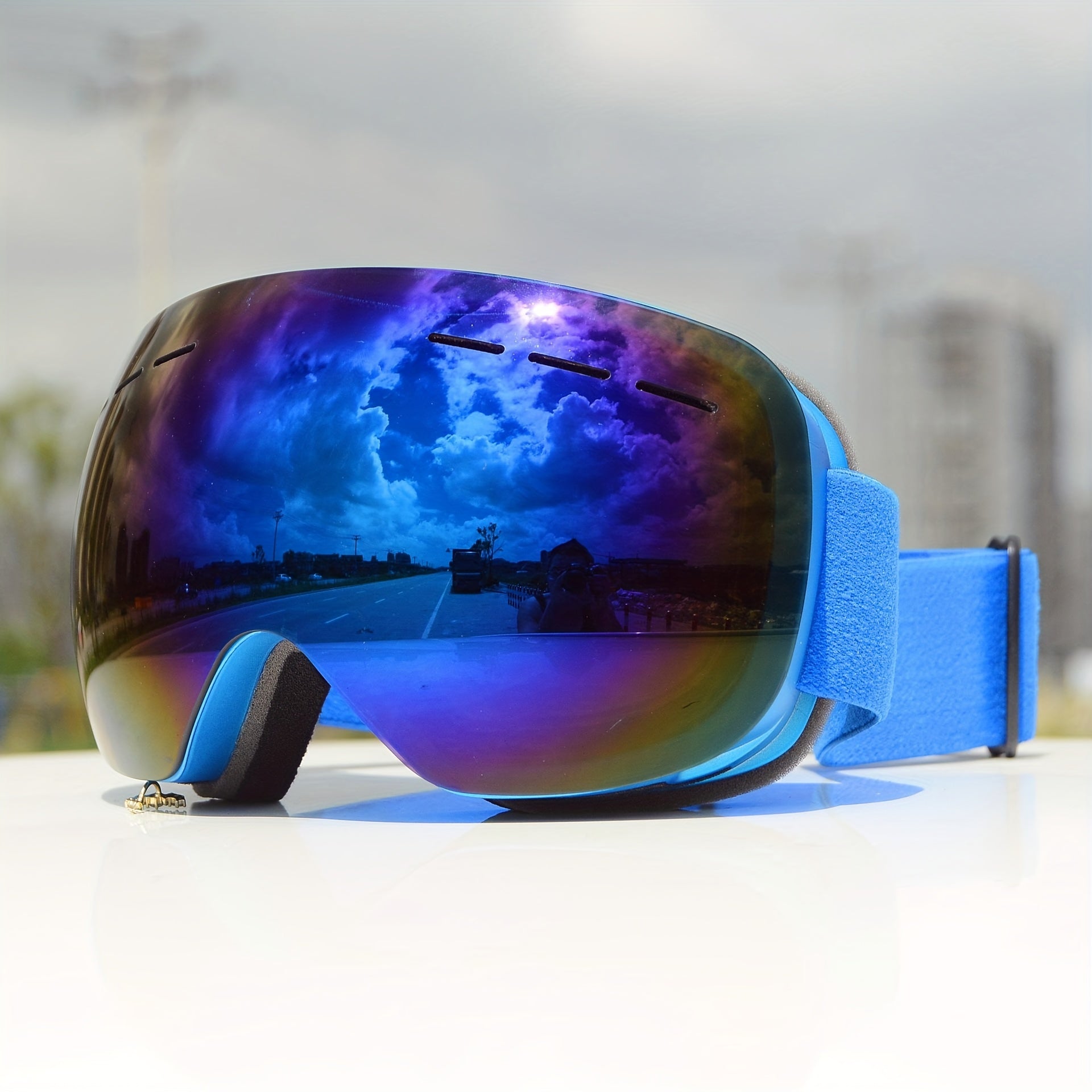 Anti-fog Ski Goggles Windproof UV Protection Snowboard Goggles