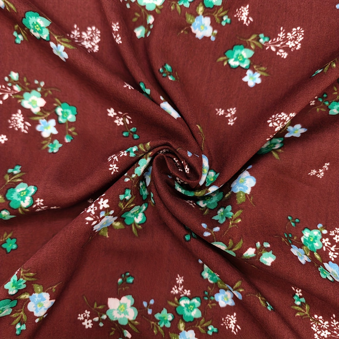 1pc Faux Cotton Fabric Diy Cloth Diy Clothes Pants Dress Fabric 1yard
