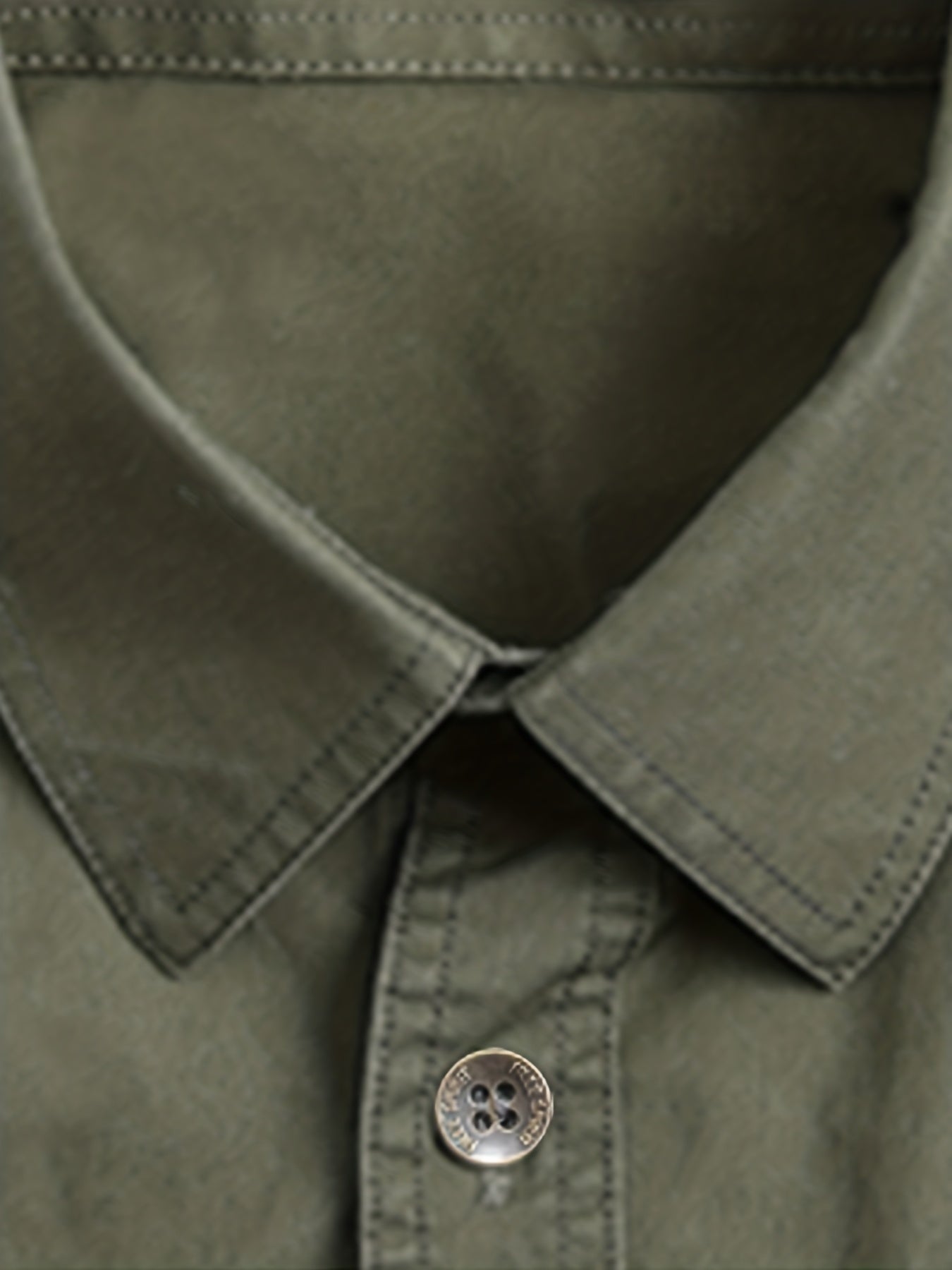 Men's Long Sleeve Military Style Cargo Tactical Work Shirt