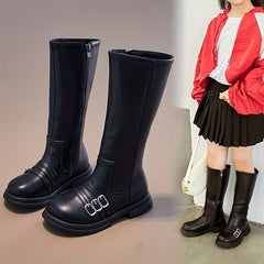 Girls' Lightweight Non Slip Boots with Zipper