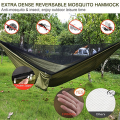Quick Opening Mosquito Net Hammock for Camping