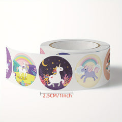 500pcs 2 Cartoon Stickers DIY Decor Teacher Reward Sealing Party Favors