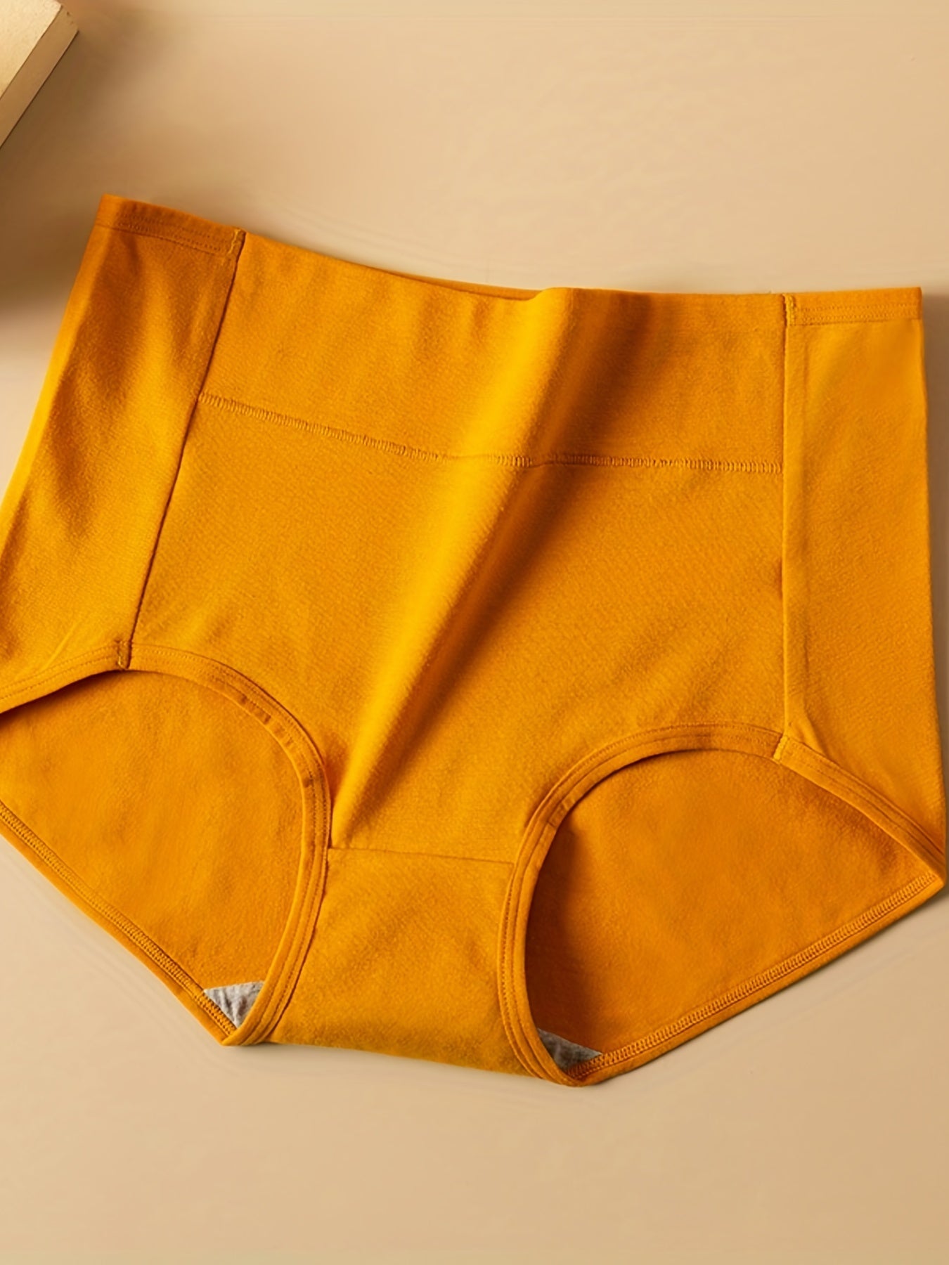 5pcs High Waist Stretchy Panties Women's Lingerie