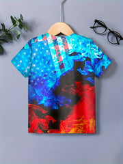 Kids Tee Shirt Graphic Stars 3D Print Top Teens Short Sleeve