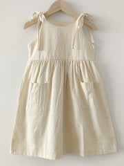 Summer Cami Dress with Side Pocket for Girls