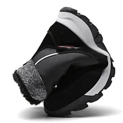 Women's Non slip Snow Boots Warm Lace Up Platform Winter High Tube Boots