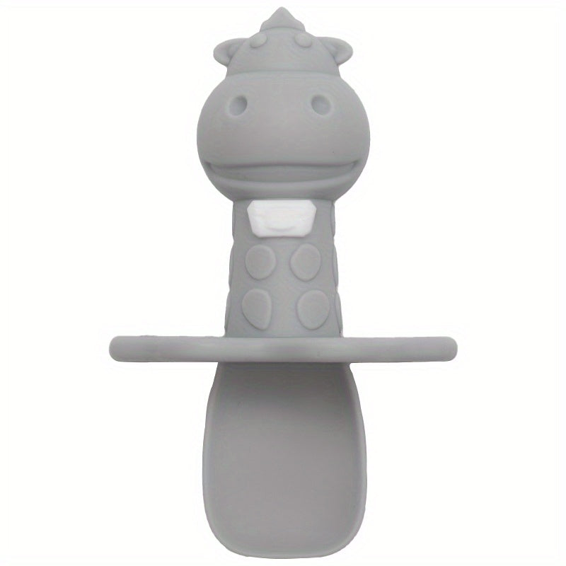 Baby Silicone Chewable Toddler Spoon for Self Feeding