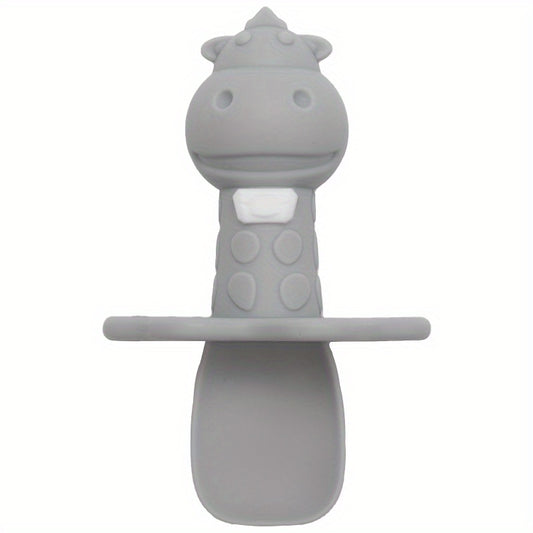 Baby Silicone Chewable Toddler Spoon for Self Feeding