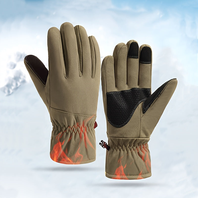 Men's Winter Skiing Gloves Waterproof Outdoor Sports Gloves