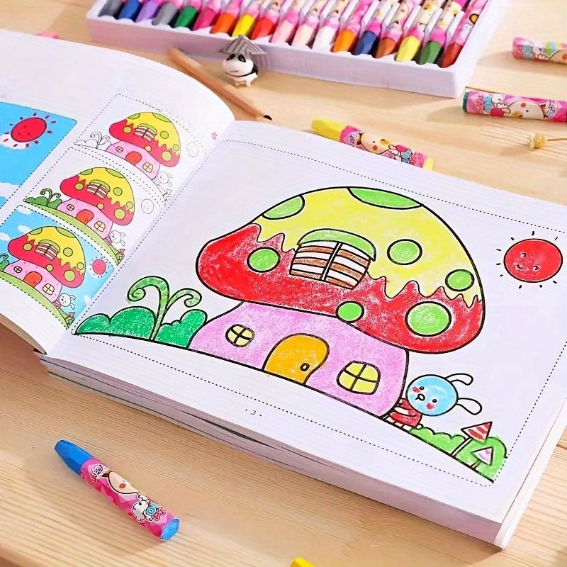 Kids Coloring Book Animals Floral Patterns Educational Activity Book Ages 5-10