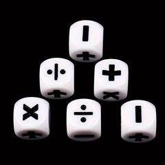 Arithmetical Dice Set for Table Board Game