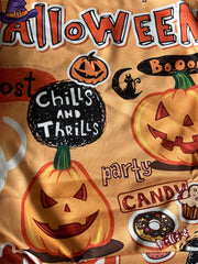 Boy's Halloween Pumpkin Hoodie Stylish Cartoon Girls Hooded Tops