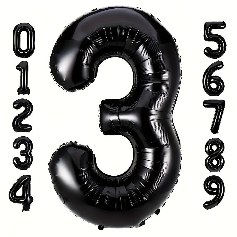 Large 101 6cm Number Balloons Set for Christmas Halloween
