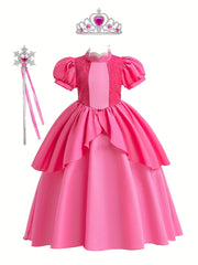 Peach Dress For Girls & Magical Princess Dress
