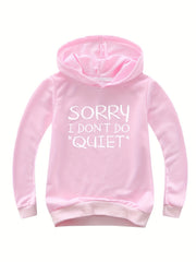 Fun Letter Print Kids Hoodie for Boys and Girls