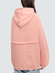 Casual Solid Zip Kangaroo Hoodie Long Sleeve Sweatshirt