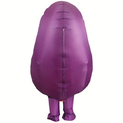 Purple Potato Inflatable Costume Halloween Party Cosplay Dress Up