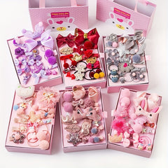 18pcs Baby Girls Hair Accessories Set for Birthday Holiday Gift