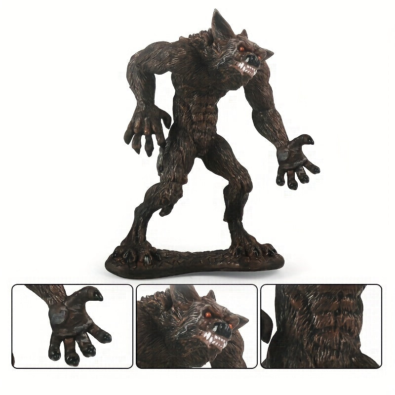 Mythology Inspired Wild Monster Wolf Man Snowman Model Toy