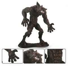 Mythology Inspired Wild Monster Wolf Man Snowman Model Toy