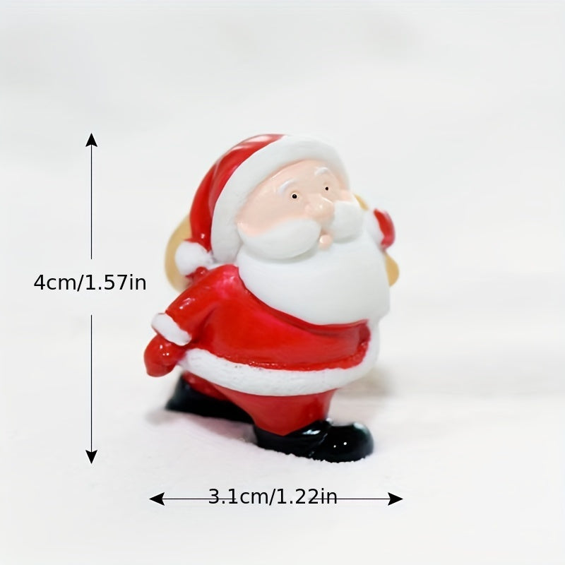 Santa Claus Ornament Christmas Decorations Resin