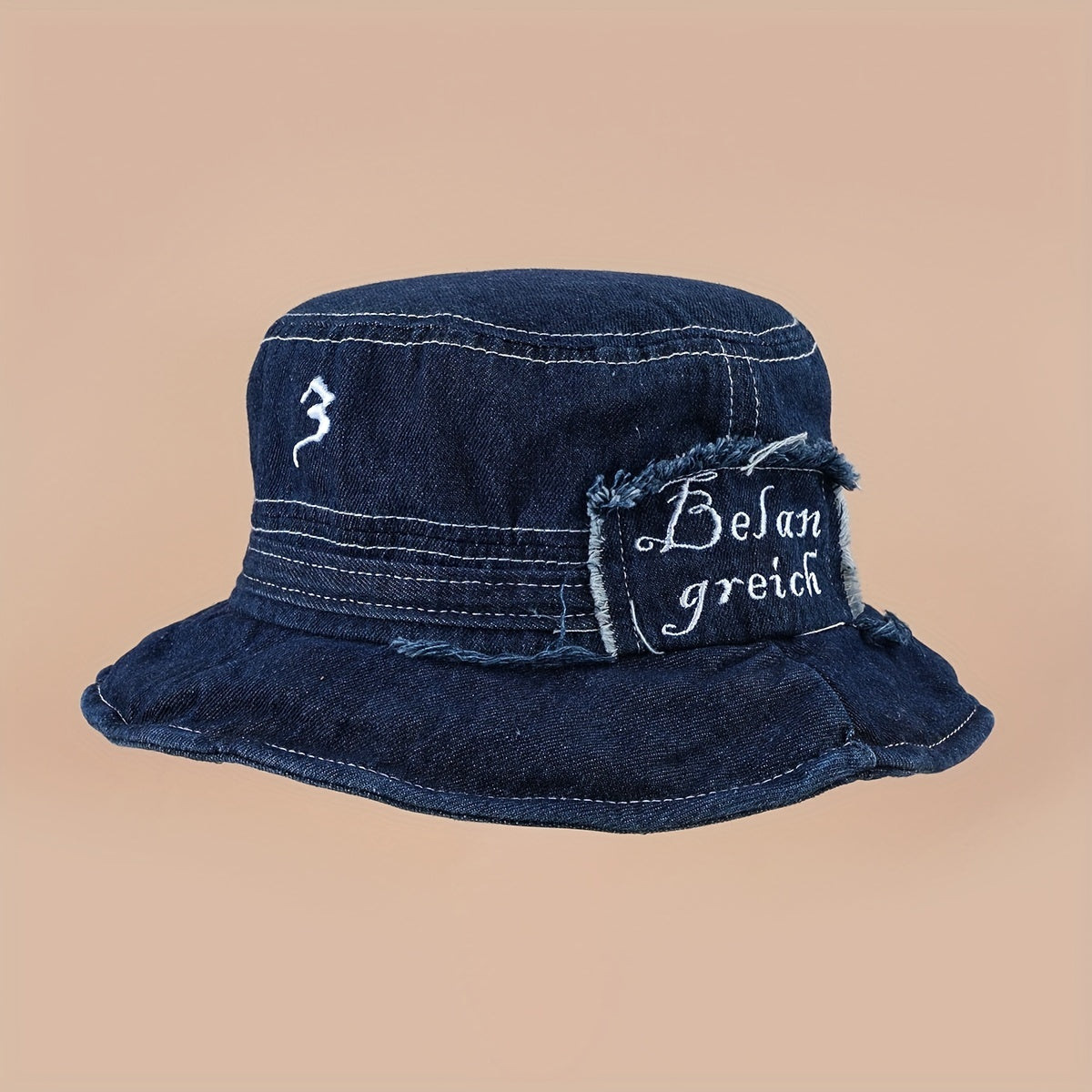 Denim Washed Bucket Hat Cotton Sun Protection Fisherman Hat