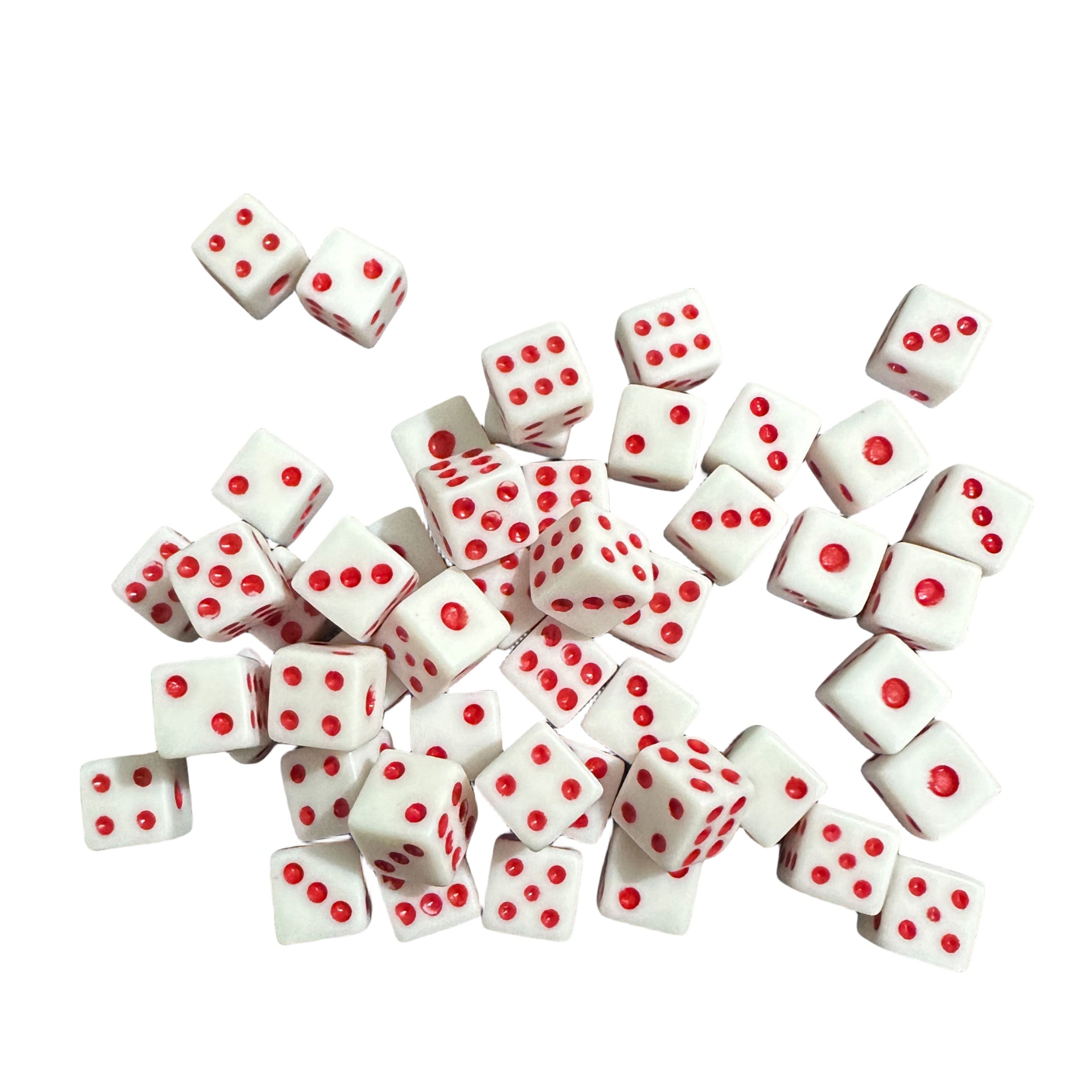 100pcs 8mm 4 Plastic Game Dice Party Supplies Wedding Supplies